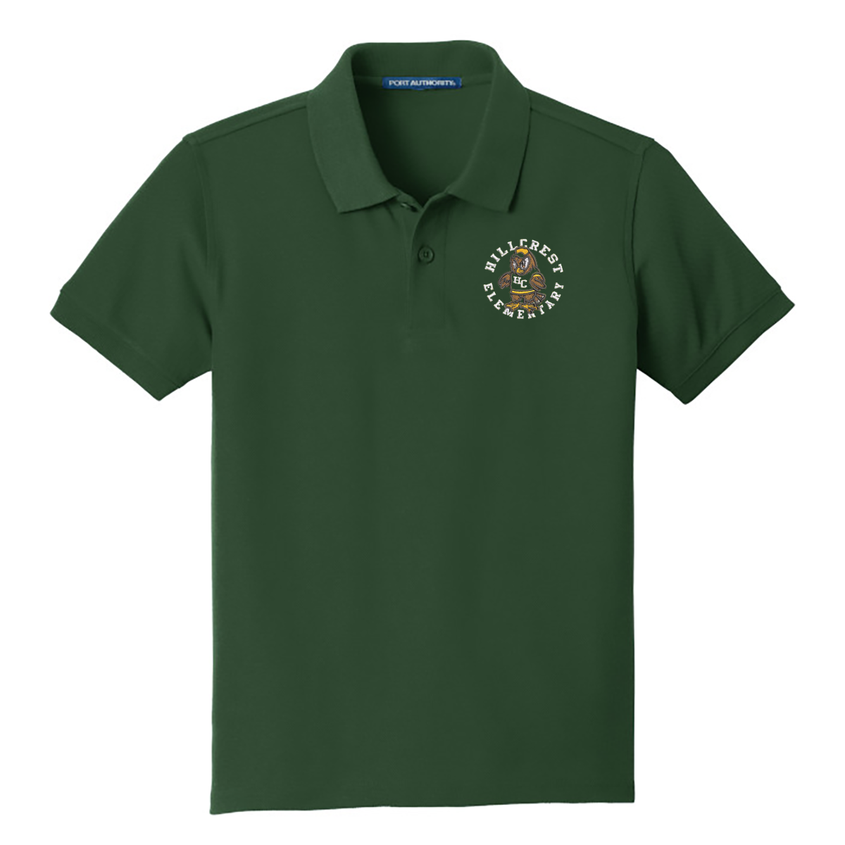 Forest green online polo shirt