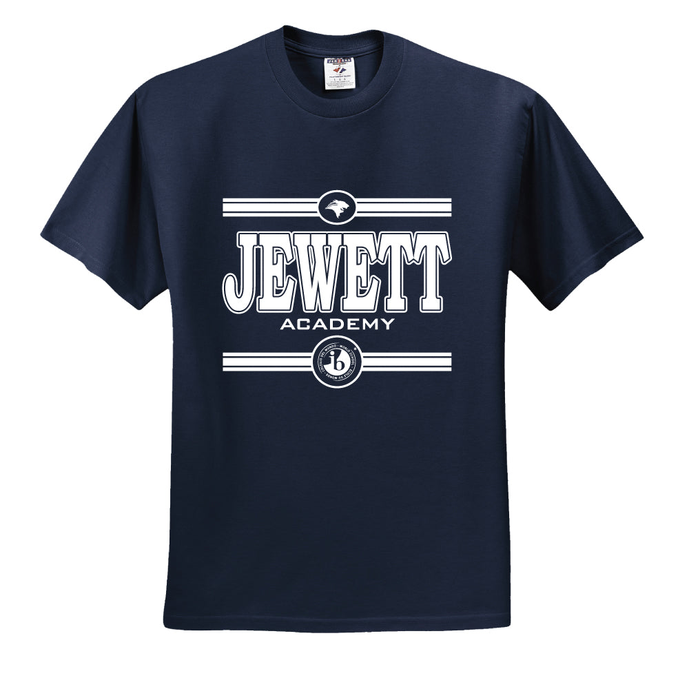 Jewett Academy Short Sleeve T-Shirt with IB Logo (YOUTH and ADULT