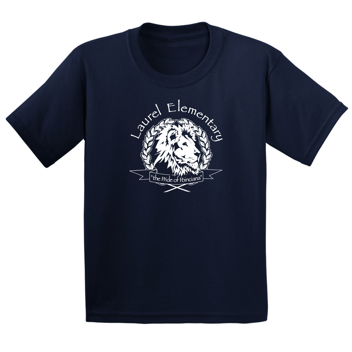 Laurel Elementary T-Shirt - (Youth & Adult) Sizes - Navy – PMG