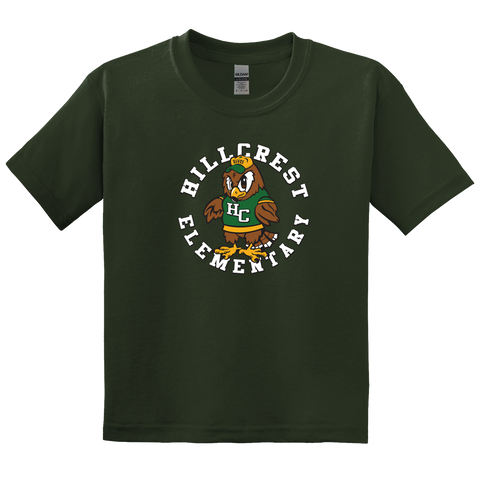 Hillcrest Basic Student T-Shirt - Forest Green