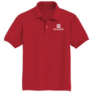 Clearance - Approved for Uniform Wear - McLaughlin Youth and Adult Jerzees Youth SpotShield™ Jersey Polo for 8th GRADE STUDENTS