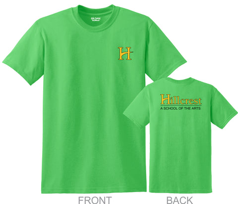 CLEARANCE - Hillcrest Basic Student T-Shirt - Electric Green