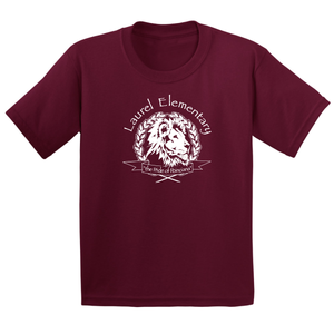 Laurel Elementary T-Shirt - (Youth & Adult Sizes) - Maroon