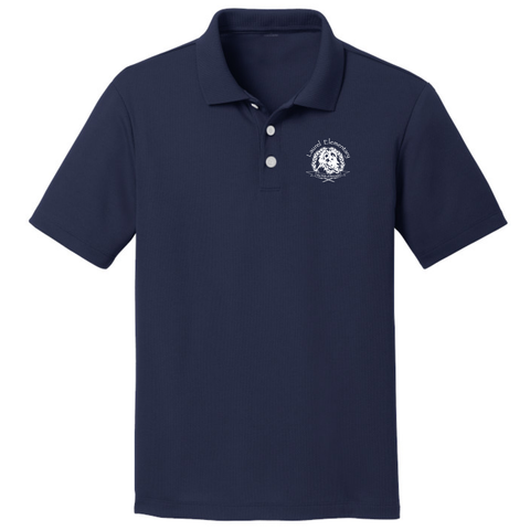 Laurel Elementary Jerzees SpotShield™ Jersey Polo - (Youth & Adult Sizes) - Navy