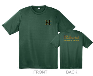 CLEARANCE - Hillcrest 100% Polyester Moisture Wicking T-shirt - Forest