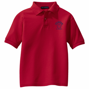 Brigham Academy YOUTH SIZE - Port Authority® Classic Pique Polo - RED