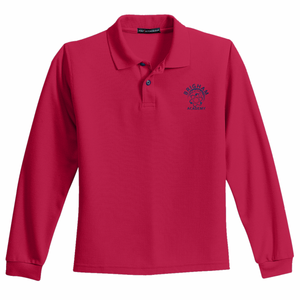 Brigham Academy ADULT SIZE - Port Authority® Long Sleeve Polo - Red